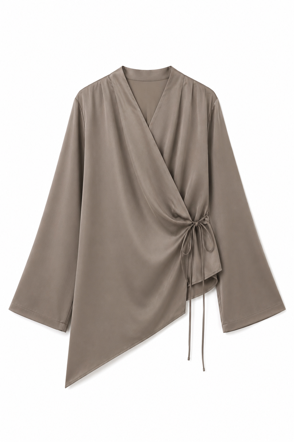 Blouse PORTEFEUILLE - Taupe