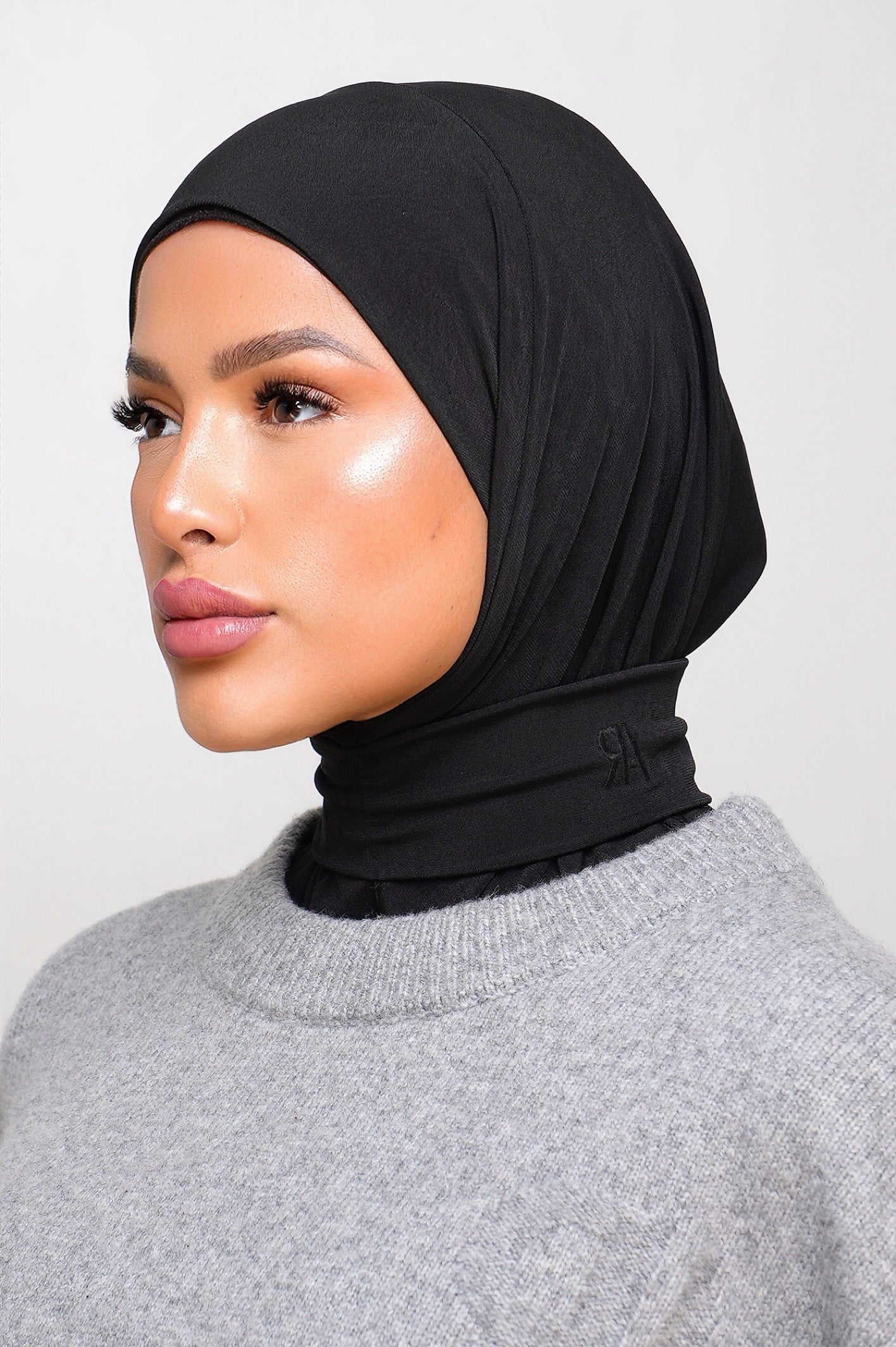 Cagoule 6 boutons - JERSEY - Noir