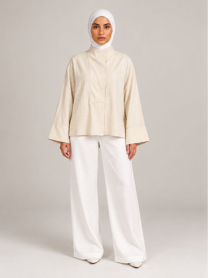 Blouse CAMÉLIA- BEIGE