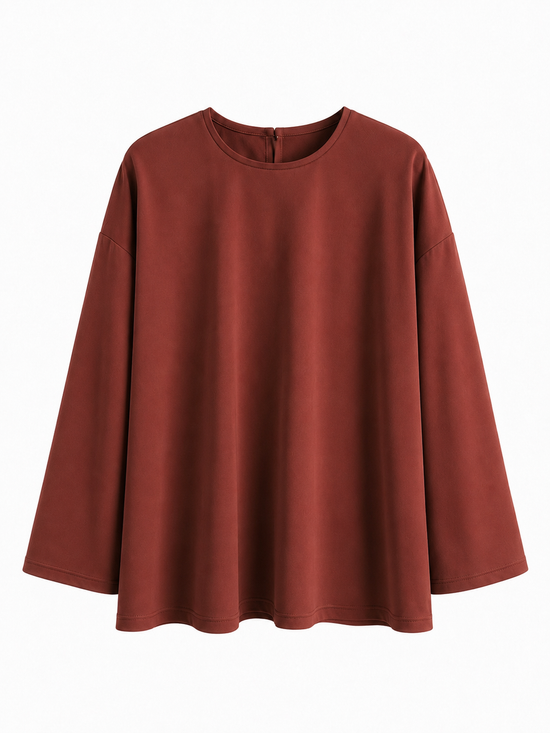 Blouse ALBA - Terracotta Foncé