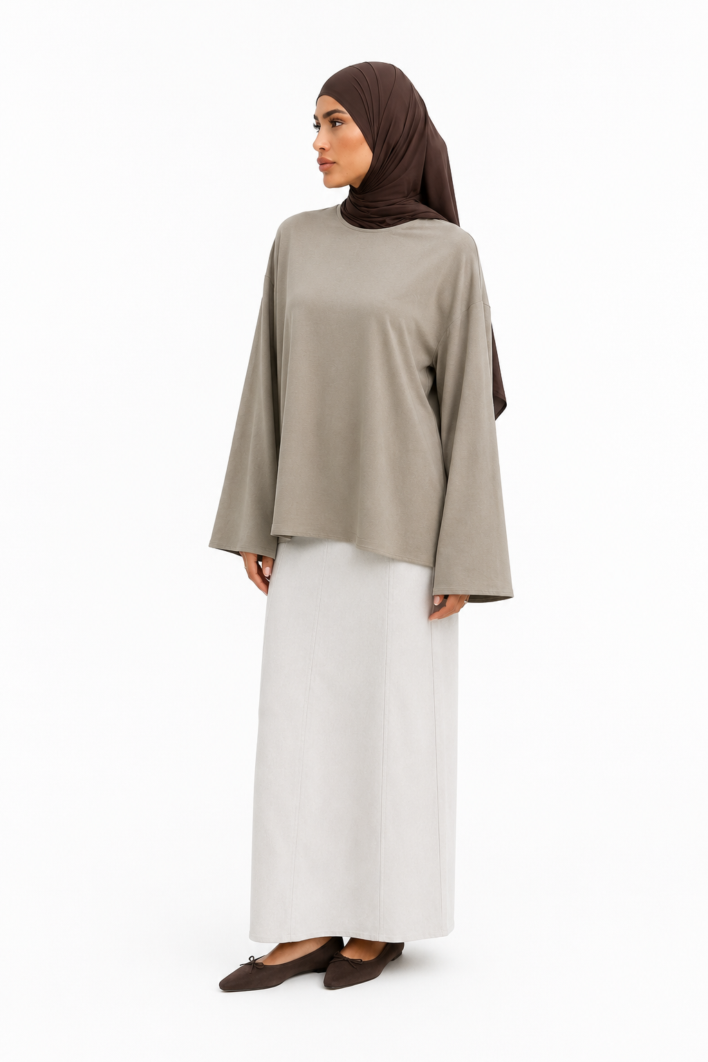 Blouse LINO - Taupe