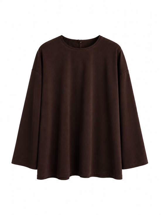 Blouse ALBA - Marron