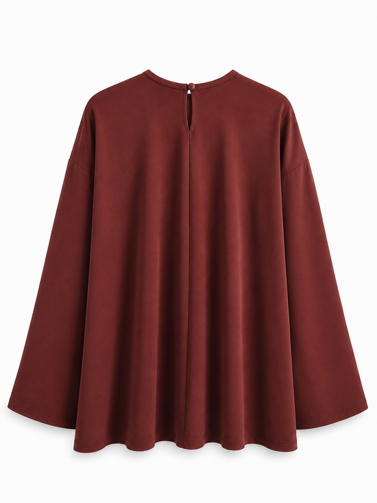 Blouse ALBA - Terracotta Foncé