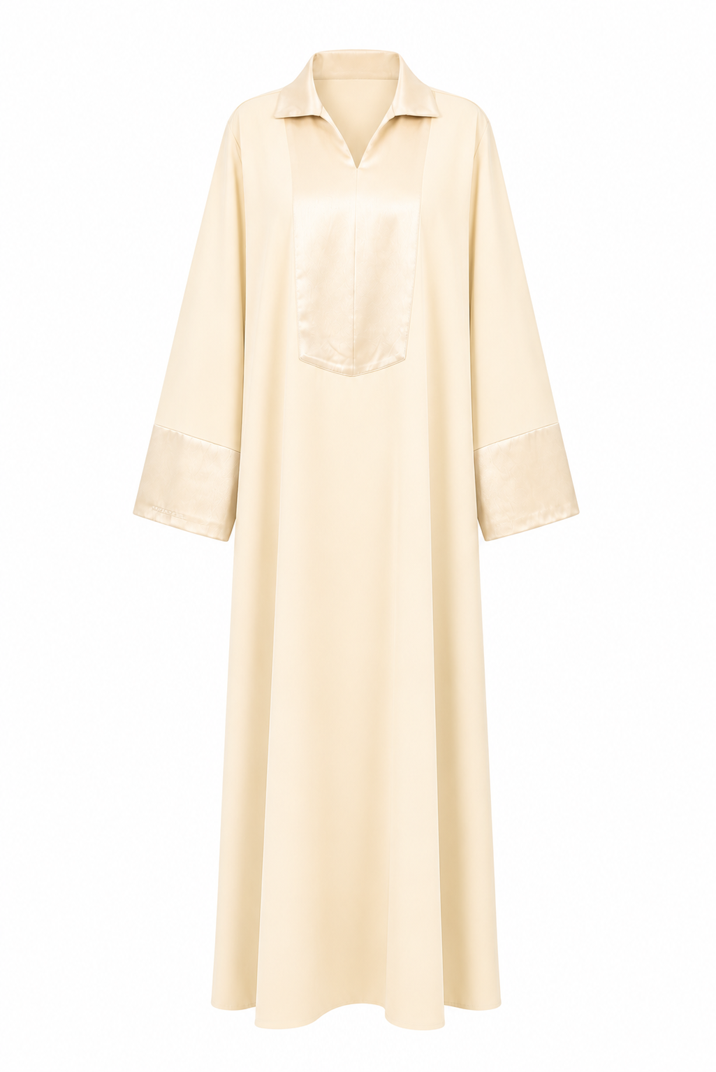 Buttergelbe Abaya