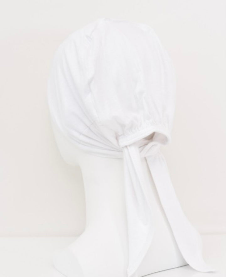 Bonnet Satin Blanc