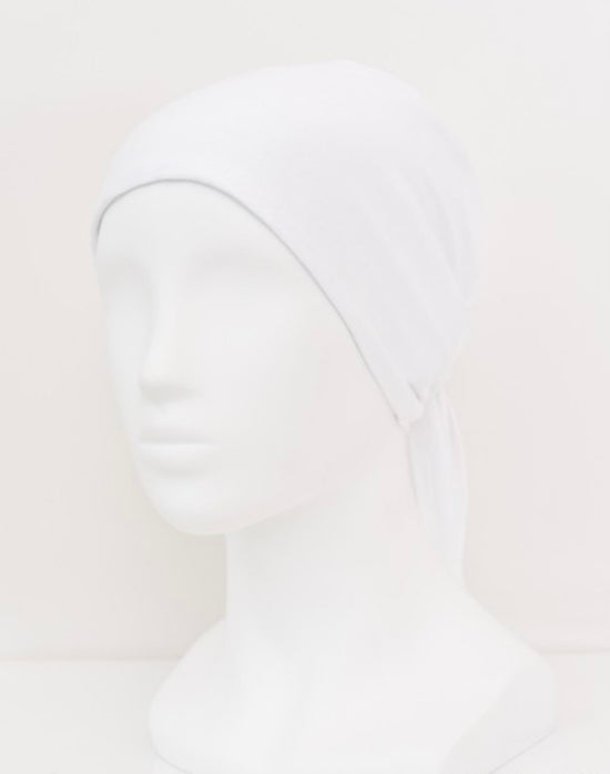 Bonnet Satin Blanc