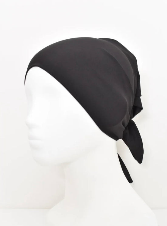 Bonnet Satin Noir