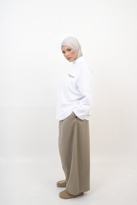 Pantalon oversize Olive