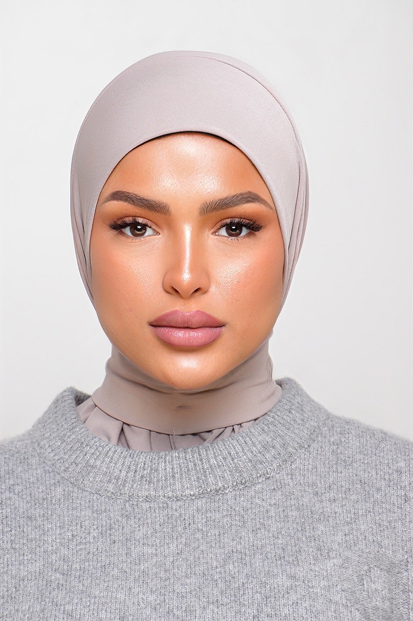 Cagoule 6 boutons - JERSEY - BEIGE MOCCA