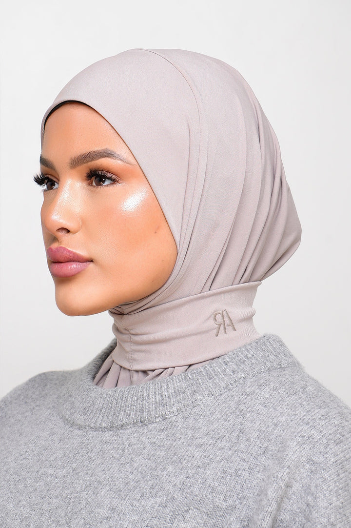 Cagoule 6 boutons - JERSEY - BEIGE MOCCA